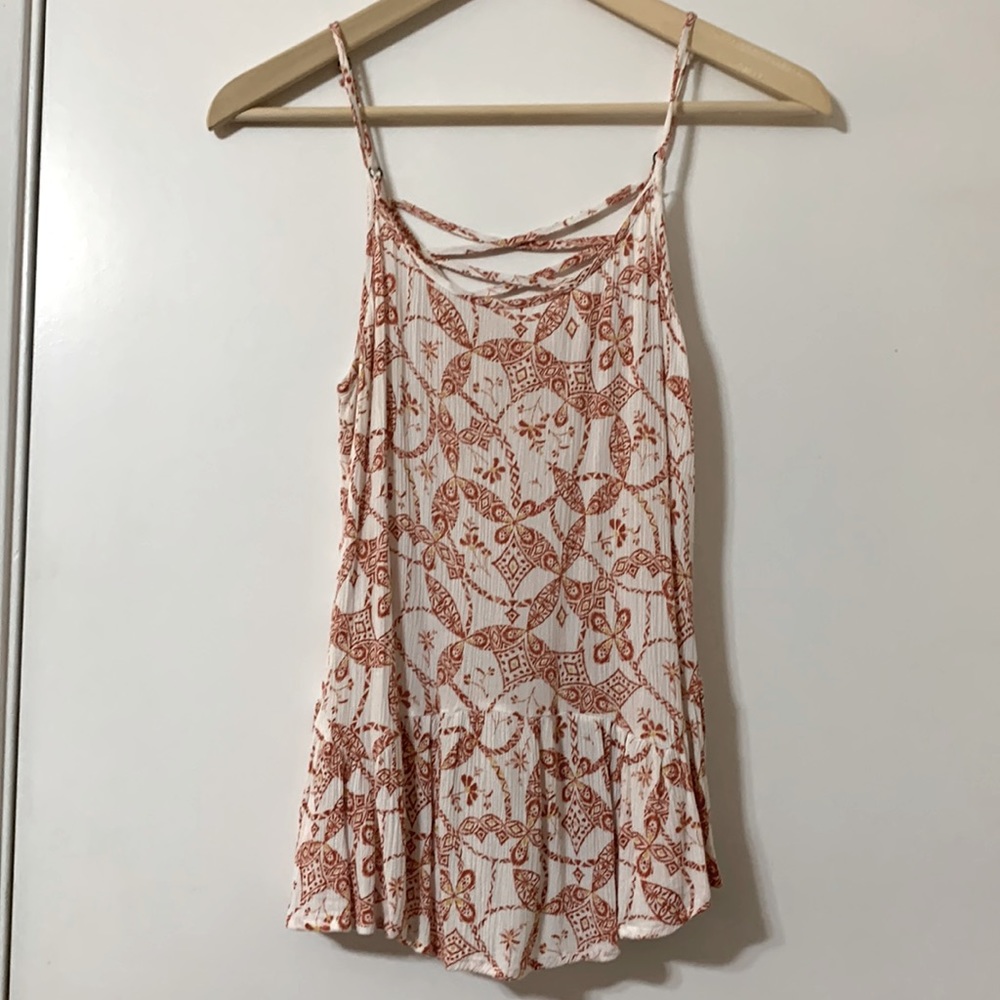 Melrose and Market Women’s XS Printed Sleeveless Blouse